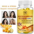 5000mg Ashwagandha Extract Capsules Support Deep Sleep Immune Good Mood Mental Stress Support