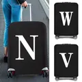 Luggage Cover Protective Covers Apply 18-28 Inch Suitcase Travel Accessories Bag 26 White Letter