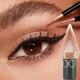 Waterproof Diamonds Eyeliner Eyeshadow Glitter Silver Rose Gold Color Shiny Sequins Eyeliner Eye