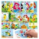 10Pcs Kids DIY 3D EVA Foam Stickers Cartoon Princess Animal Car Dinosaur Puzzle Games Art Craft