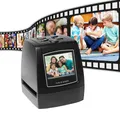 Protable Negative Film Scanner 35/135mm Slide Film Converter Photo Digital Image Viewer with 2.4"