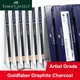 5PCS Faber Castell Goldfaber Charcoal Graphite Sketch Set EX-Soft Soft Medium Hard Pencils for