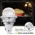 40w Oven Lamp Holder Refrigerator G9 Halogen Bulbs Light Base Heat Resistant Microwave Lamp Adapter