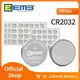 EEMB 100PCS CR2032 Battery 3V 210mAh Button Battery Non-Rechargeable Coin Cell Lithium Battery for