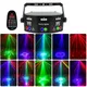 15 EYE Beam Laser Led Lights Projector RGB DMX DJ Disco Lighting Strobe Sound Controller Music Stage