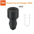 Xiaomi Mi Car Charger 100W MAX 1A1C Fast Charging Dual-port USB-A USB-C Smart Device Fully