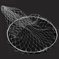 Nylon Pe Braided Fishing Nets Fishing Tackle Collapsible Rhombus Mesh Hole Depth Folding Dip Net All