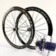 New 700C 30/40/50mm Road bike alloy Bicycle wheelset clincher rims Thru Axle V Disc brake 120 noise