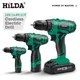 HILDA Electric Drill Cordless Screwdriver Lithium Battery Power Tools Cordless Drill