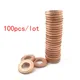 100pcs 7x15mm EURO-III common rail injector nozzle copper pad gasket for diesel injector sealing