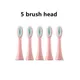 Original Replacement Children Brush Heads 5pcs Soft Brush Head Smart Sonic Electric Toothbrush Tips