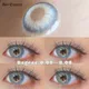 Bio-essence 1 Pair Colored Contacts Lens with Myopia Yearly Disposable Natural Korea Big Eyes