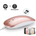 Wireless Touch Mouse Optical USB Receiver Slim Silent Ergonomic Magic Mice For Apple Mac OS Windows