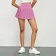 Solid Color Soft Fitness Tennis Skort With Pocket Women Sweatwicking Sport Short Skirt Comprehensive