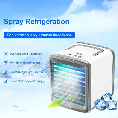 Air Conditioner Air Cooler Mini Fan Portable Airconditioner For Room Home Air Cooling Desktop Usb