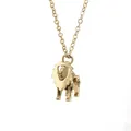 Stainless Steel Building Block Toy Cute Little Lion Pendant And Necklace For Women Clavicle Choker