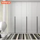 YONFIA 3699S 1m Long Aluminium Hidden Furniture Wardrobe Cabinet Drawer Pull Handle Long Concealed