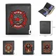 Men Women Leather Wallet Firefighter Control Cover Billfold Slim Credit Card/ID Holders Inserts
