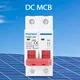 2P DC 1000V Solar Mini Circuit Breaker Battery Switch 6A 10A 16A 20A 25A 32A 40A 50A 63A DC MCB for