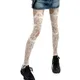 Women Punk Sexy Fishnet Pantyhose Harajuku Irregular Hollow Out Geometric Pattern Suspender Tights