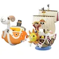 One Piece Ship Figure Luffy Model Toy Peripheral Super Cute Mini Boat Assembled Model One Piece Ship