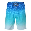 Casual Swimming Shorts Men's Beach Shorts Kids Boys Breathable Surf Board Shorts Quick Dry Swimsuit