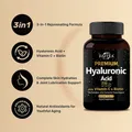 Hyaluronic acid + vitamins + biotin dietary supplement - skin moisturizing antioxidant joint