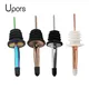 UPORS Wine Pourer 2/3Pcs Stainless Steel Alcohol Liquor Spouts Bottle Dispenser Wine Bottle Stopper