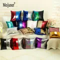 Meijuner Reversible Glitter Mermaid DIY Sequins Cushion Cover Throw Pillow Cushion Cover Car Home