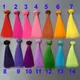 1pcs Doll Hair 15cm 25cm Pink Yellow Purple Green Blue Color Straight Doll Wigs for Russian Handmade