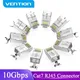Vention Cat7 RJ45 Connector Cat7/6/5e STP 8P8C Modular Ethernet Cable Head Plug Gold-plated for