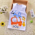 Baby Tops Children Vest Boys Girls Summer T Shirts Sleeveless Tank Camisoles Solid Toddler Tees