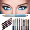 Double-headed Durable Sweatproof Eyeliner Pencil Eye Shadow Pencil Lasting Eye Liner Pencil Pigment