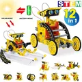 12 in 1 Science Experiment Solar Robot Toy DIY Building Powered Learning Tool Education Robots