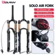 BOLANY Mountain Bike Air Supension 26/27.5/29Inch 120mm Air And Oil Remote Bicycle Fork 29 Quick