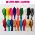 1pcs 24inch Round Giant Monochrom latex Balloon Game Ballons Baby Shower 1st Birthday Wedding