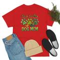 Familyloveshop LLC One Lucky Dog Mom Shirt Womens St Patricks Day Shirts Gifts for Irish St Patricks Gift for Her Dog Mom Shirt
