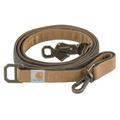 Carhartt P000034720104 Adjustable Journeyman Reflective Dog Leash 6 ft. - Brown