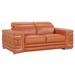 Ferrara Luxury Italian Leather Upholstered Living Room Loveseat