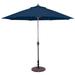 9 Foot Standard Auto Tilt Octagonal Umbrella-Sunbrella Solid Colors Fabric Type-Navy Fabric Color-White Pole Finish Bailey Street Home 317-Bel-1184827