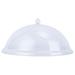 Hemoton 1pc PC Acrylic Food Cover Tent Transparent Dust Cover Round Shape Pastry Cover (8 Inches)