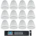 (12) JBL Control 64P/T 4 30w Commercial 70v Hanging Pendant Speakers+Amplifier