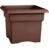 Bloem 57314CH Veranda 14 In. Resin Chocolate Planter