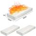 3pcs calcium-magnesium-silicate fibres Firplace Firebox Safety Bio Fire