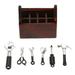 HOMEMAXS 1 Set of Miniature House Tool Case Mini House Tool Kit Mini House Repair Tool Tiny House Decor