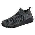 kpoplk Mens Walking Shoes Shoes For Men Mens Mens Walking Running Shoes Slip on Lightweight Casual Tennis Clothes Shoes Grey 9