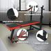 Multifunction Adjustable Weight Workout Strength Training Fitness Barbell Rack Strength Training for Home Gym Fast Folding Max Load 330LBS