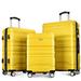 3 Piece Expandable Hardshell Travel Luggage Sets 8 Spinner Wheel Suitcase Wheels TSA Lock Suit Case Lightweight Durable 8 wheels Upright 3pcs Suitcase 20/24/28 Inch