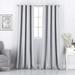 Window Insulated Grommet Room Darkening Blackout Curtains Drapes for Bedroom / Living Room 2 Panels 52 Wide X 84 Long Silver