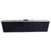 Imerelez 135*35*12cm Aluminum New Framed Locking Gun Pistol HandGun Lock Box Hard Storage Carry Case Black